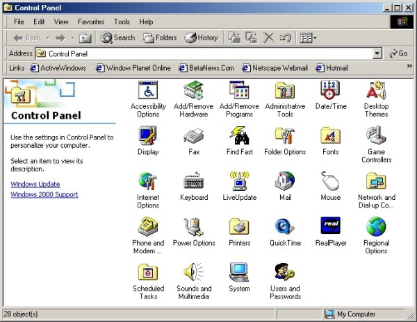 Windows 2000 - Screenshot 2